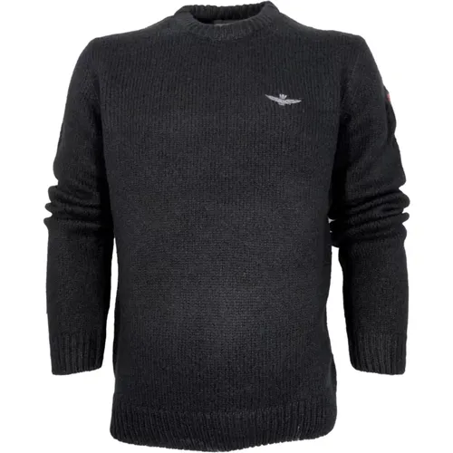 Knitwear > Round-neck Knitwear - - aeronautica militare - Modalova