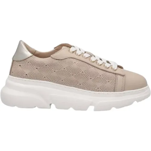 Frau - Shoes > Sneakers - Beige - Frau - Modalova