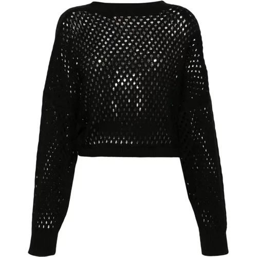 Knitwear > Round-neck Knitwear - - Semicouture - Modalova