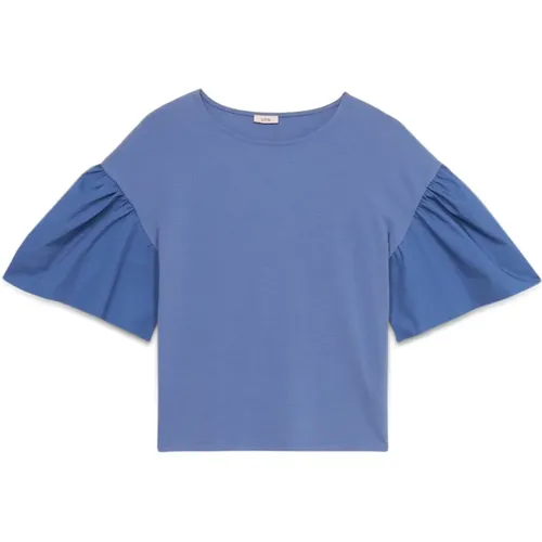 Oltre - Tops > T-Shirts - Blue - Oltre - Modalova