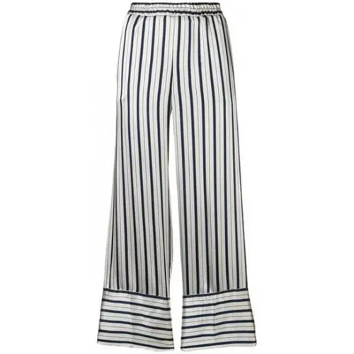 Trousers > Wide Trousers - - Twinset - Modalova