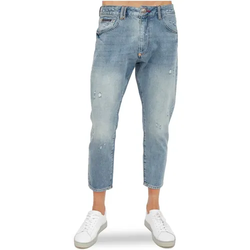 Jeans > Cropped Jeans - - Philipp Plein - Modalova