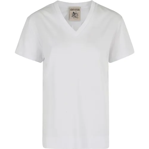 Tops > T-Shirts - - Semicouture - Modalova