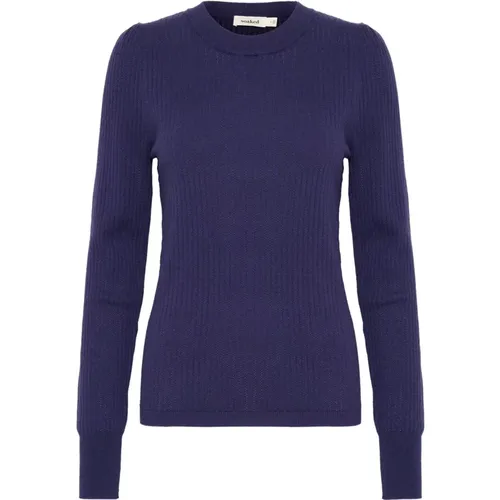 Knitwear > Round-neck Knitwear - - Soaked in Luxury - Modalova