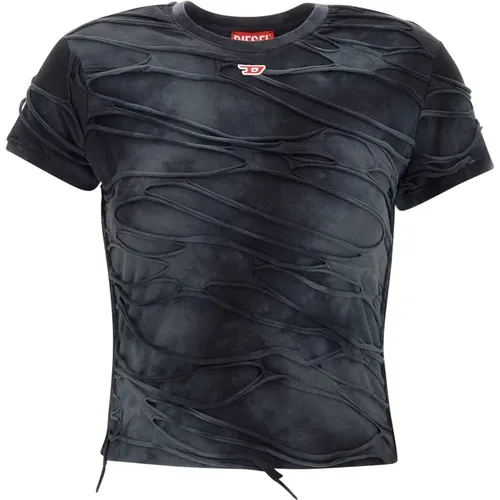 Diesel - Tops > T-Shirts - Black - Diesel - Modalova