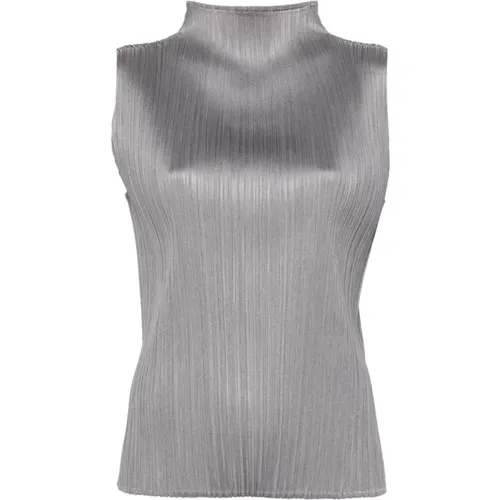 Tops > Sleeveless Tops - - Issey Miyake - Modalova