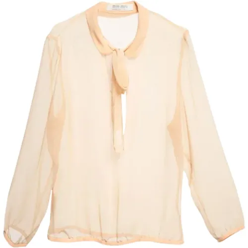 Pre-owned > Pre-owned Shirts & Blouses - - Miu Miu Pre-owned - Modalova