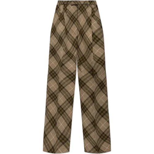 Trousers > Wide Trousers - - Burberry - Modalova