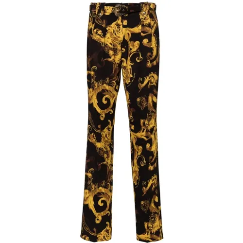 Trousers > Slim-fit Trousers - - Versace Jeans Couture - Modalova