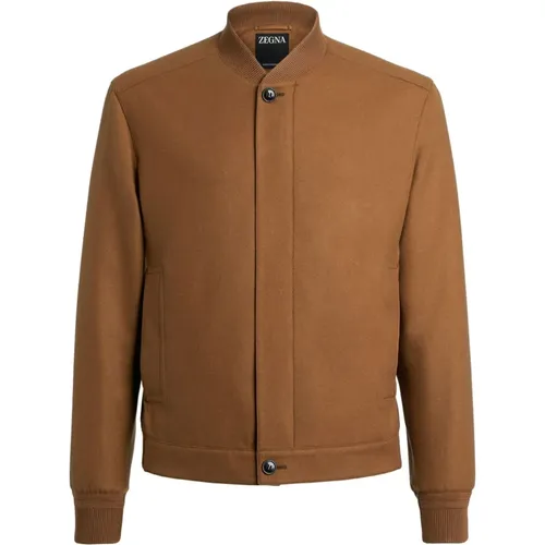 Jackets > Bomber Jackets - - Ermenegildo Zegna - Modalova