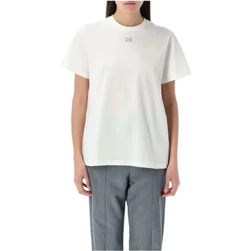 Ganni - Tops > T-Shirts - White - Ganni - Modalova