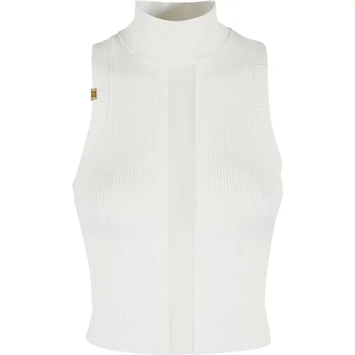 Tops > Sleeveless Tops - - Elisabetta Franchi - Modalova