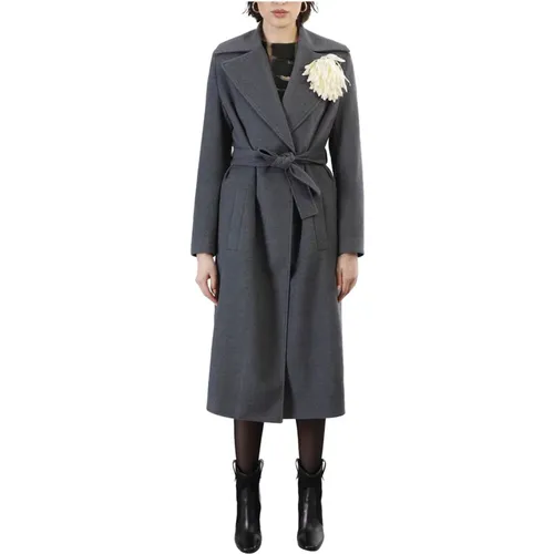 Coats > Belted Coats - - CafèNoir - Modalova