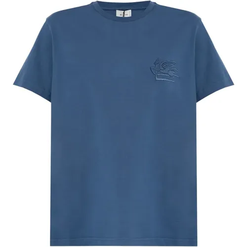 Etro - Tops > T-Shirts - Blue - ETRO - Modalova
