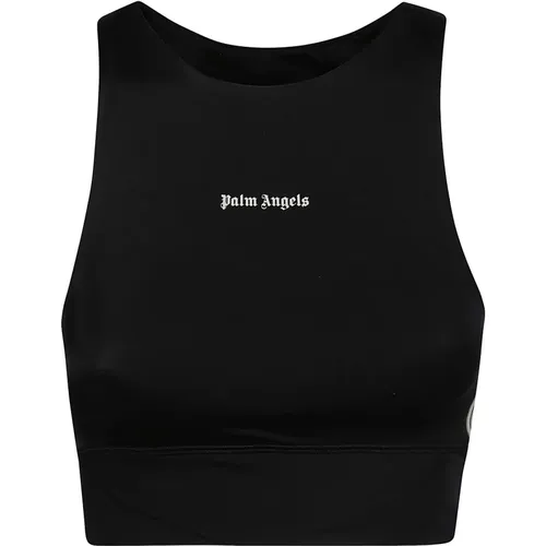 Tops > Sleeveless Tops - - Palm Angels - Modalova