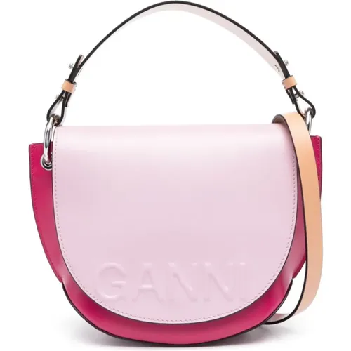 Ganni - Bags > Handbags - Pink - Ganni - Modalova