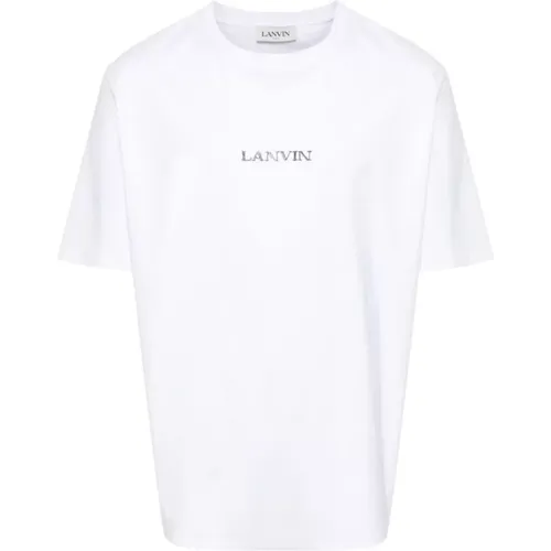 Lanvin - Tops > T-Shirts - White - Lanvin - Modalova