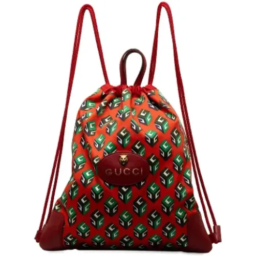 Pre-owned > Pre-owned Bags > Pre-owned Backpacks - - Gucci Vintage - Modalova