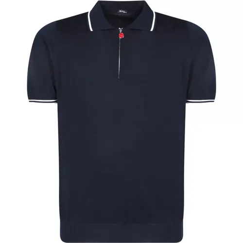 Kiton - Tops > Polo Shirts - Blue - Kiton - Modalova