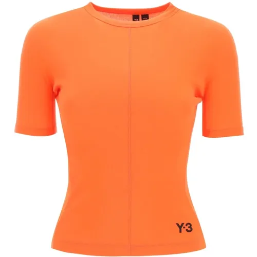 Y-3 - Tops > T-Shirts - Orange - Y-3 - Modalova