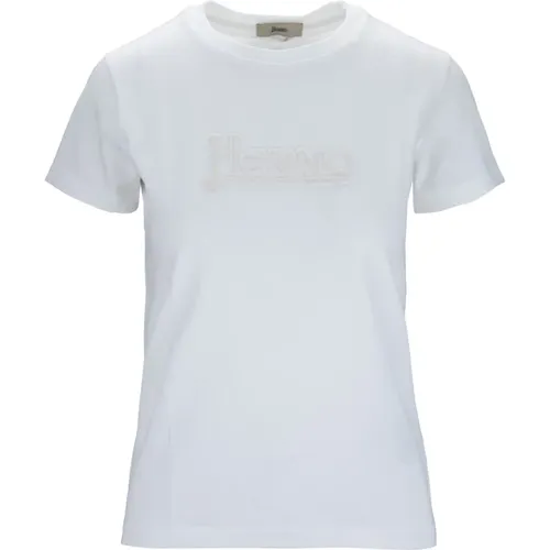 Herno - Tops > T-Shirts - White - Herno - Modalova