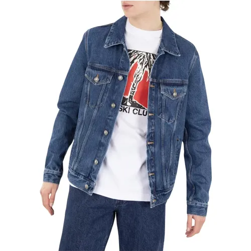 Jackets > Denim Jackets - - Palm Angels - Modalova