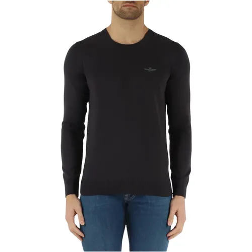 Knitwear > Round-neck Knitwear - - aeronautica militare - Modalova