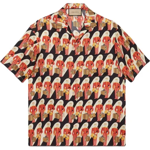 Shirts > Short Sleeve Shirts - - Gucci - Modalova