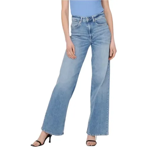 Only - Jeans > Wide Jeans - Blue - Only - Modalova