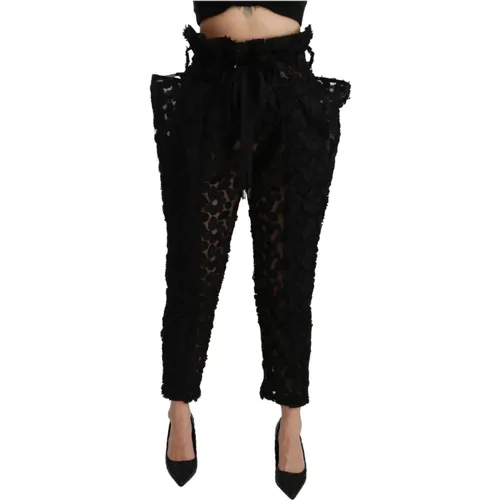 Trousers > Tapered Trousers - - Dolce & Gabbana - Modalova