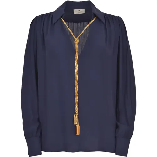 Blouses & Shirts > Shirts - - Elisabetta Franchi - Modalova