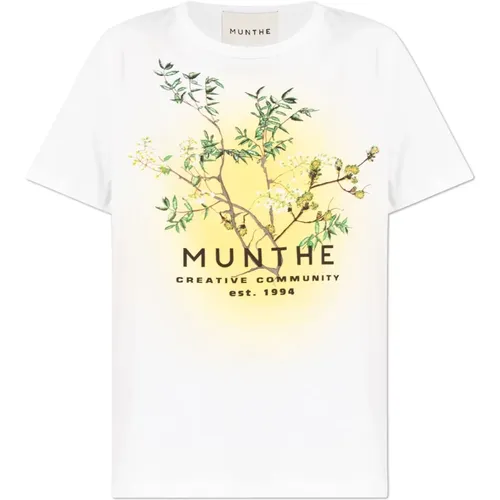 Munthe - Tops > T-Shirts - White - Munthe - Modalova