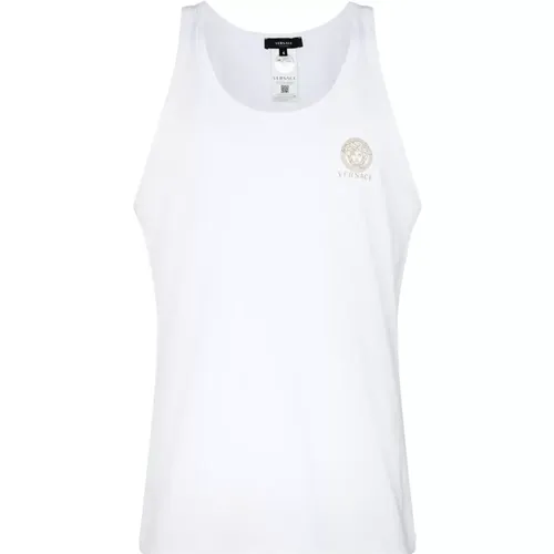 Tops > Sleeveless Tops - - Versace - Modalova