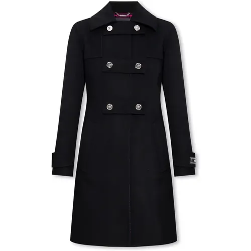 Coats > Double-Breasted Coats - - Versace - Modalova