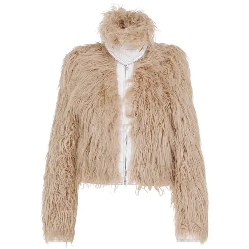 Jackets > Faux Fur & Shearling Jackets - - Dries Van Noten - Modalova