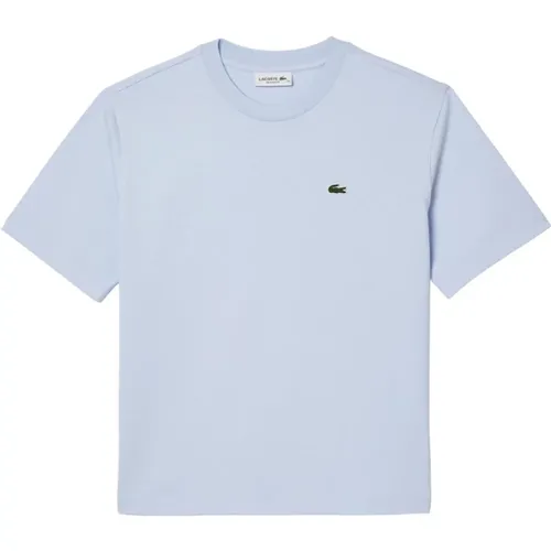 Lacoste - Tops > T-Shirts - Blue - Lacoste - Modalova