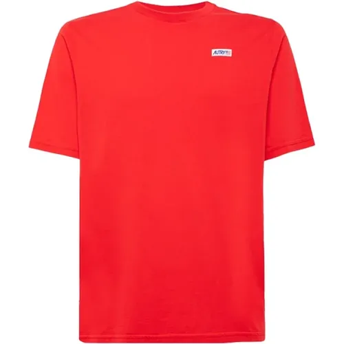 Autry - Tops > T-Shirts - Red - Autry - Modalova