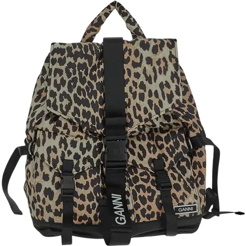 Ganni - Bags > Backpacks - Brown - Ganni - Modalova