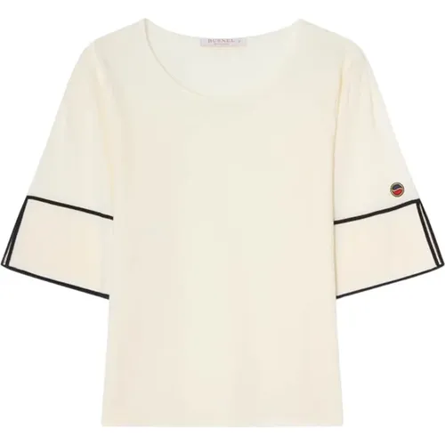 Busnel - Tops > T-Shirts - Beige - Busnel - Modalova