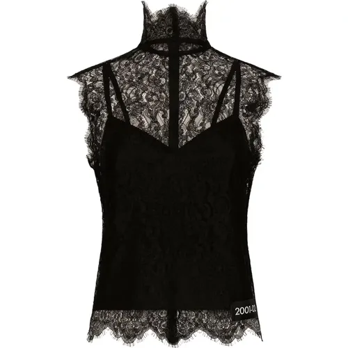 Tops > Sleeveless Tops - - Dolce & Gabbana - Modalova