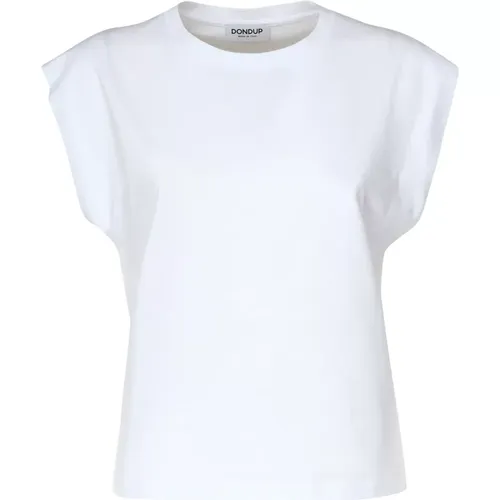 Dondup - Tops > T-Shirts - White - Dondup - Modalova