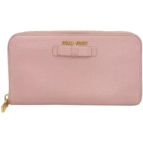 Pre-owned > Pre-owned Accessories > Pre-owned Wallets - - Miu Miu Pre-owned - Modalova