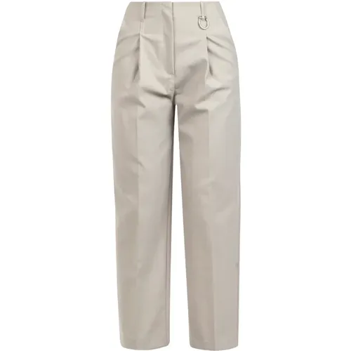 Trousers > Straight Trousers - - Tela - Modalova