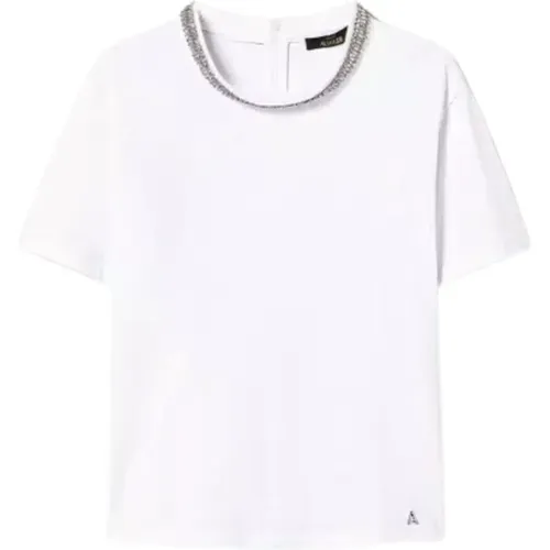 Twinset - Tops > T-Shirts - White - Twinset - Modalova