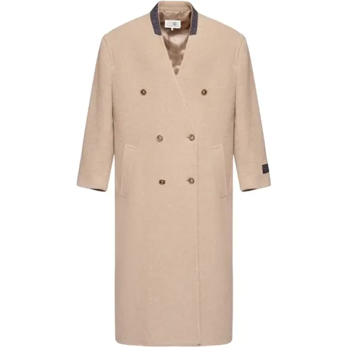 Coats > Double-Breasted Coats - - MM6 Maison Margiela - Modalova