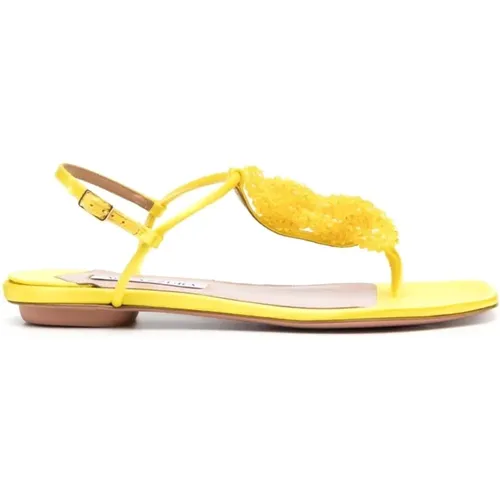 Shoes > Sandals > Flat Sandals - - Aquazzura - Modalova