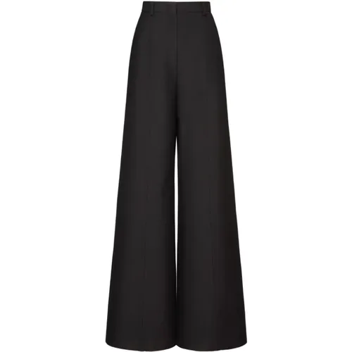 Trousers > Wide Trousers - - Valentino Garavani - Modalova