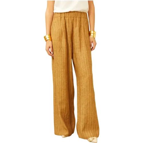 Trousers > Wide Trousers - - Souvenir - Modalova