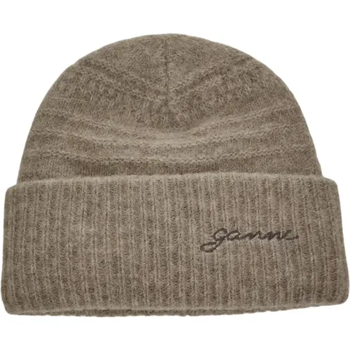 Accessories > Hats > Beanies - - Ganni - Modalova