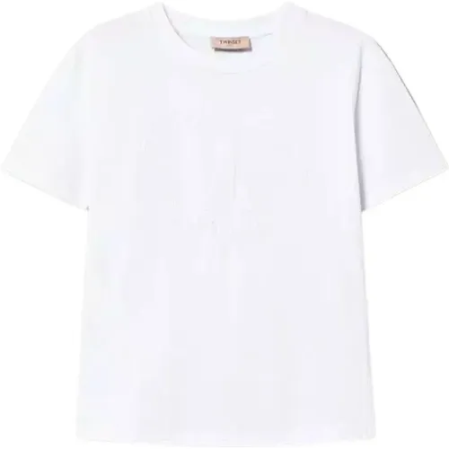 Twinset - Tops > T-Shirts - White - Twinset - Modalova